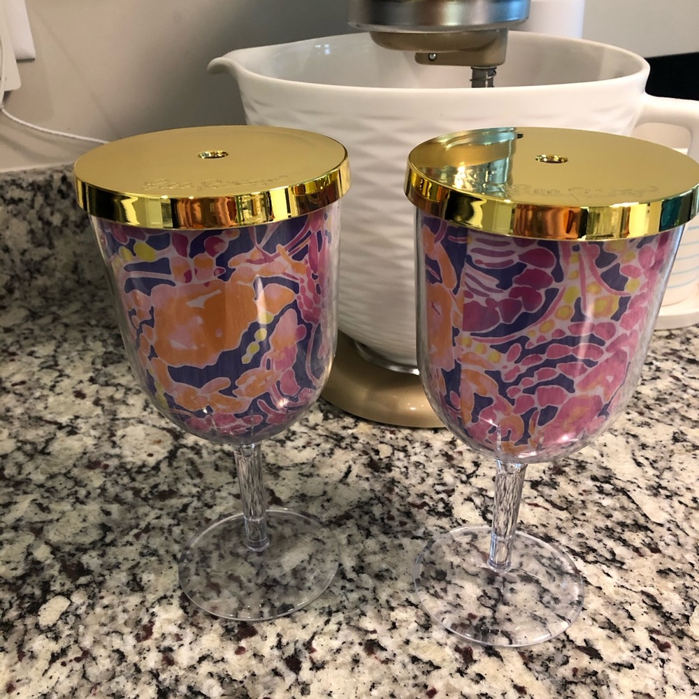 Lily Pulitzer Wine Tumbler